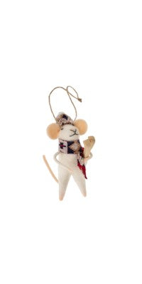 Nordic Nate Mouse Ornament