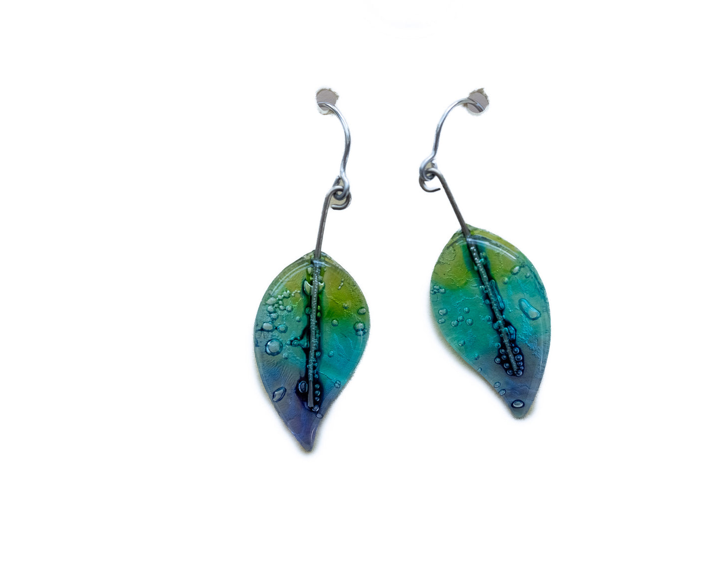 Earrings Crafted from Recycled CDs