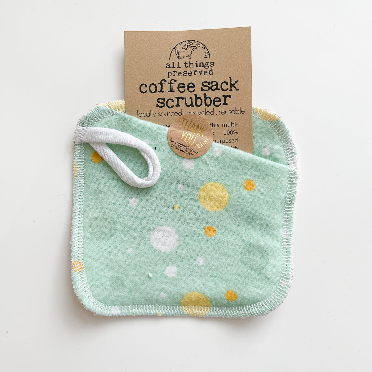 All Things Preserved Coffee Sack Scrubbers