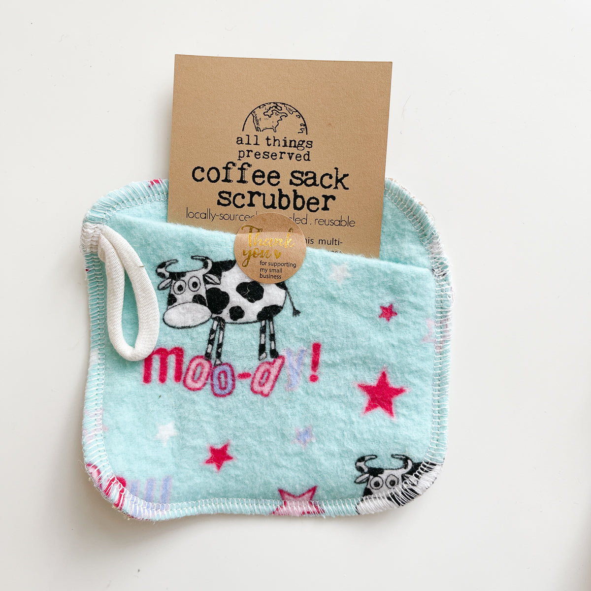 All Things Preserved Coffee Sack Scrubbers