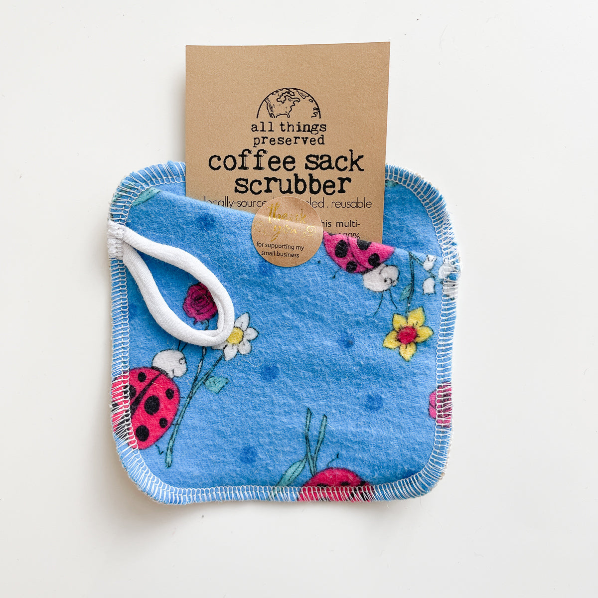 All Things Preserved Coffee Sack Scrubbers
