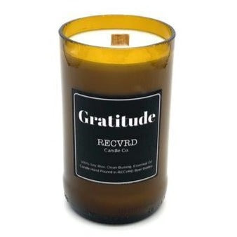 Soy Candles in Beer Bottle Container