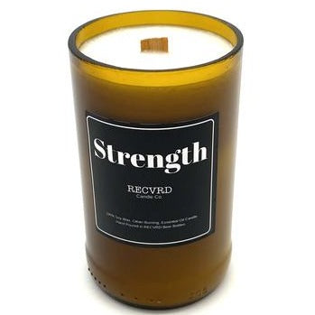 Soy Candles in Beer Bottle Container