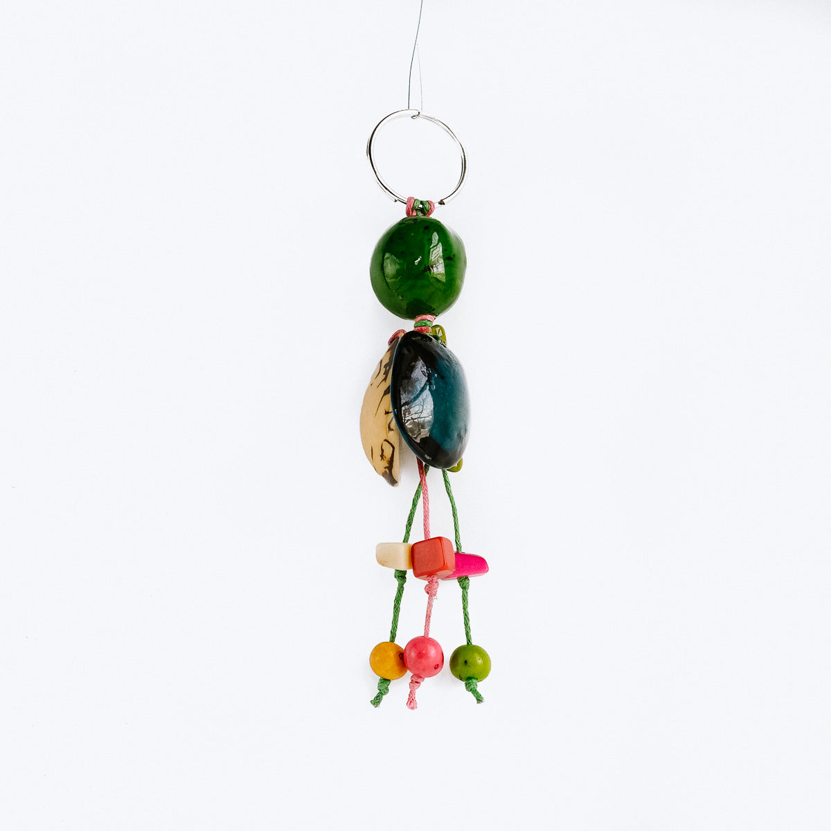 Keychains - Tagua and Bombona beads
