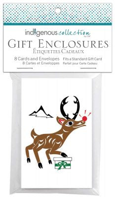 Salish Rudolph 8 Cards and Envelopes