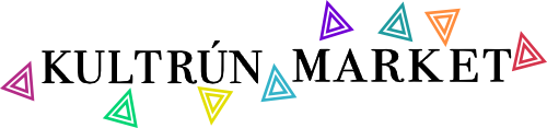Kultrun Market horizontal logo with triangles 01-22