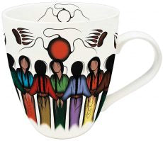 Indigenous Art 18 oz Mug - Community Strenght