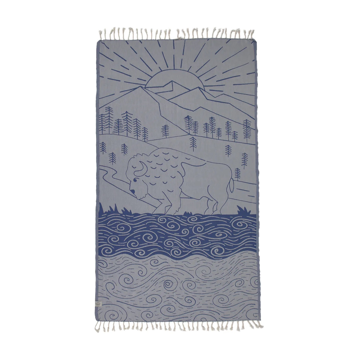 Turkish Beach Towels - Land & Sea Patterns