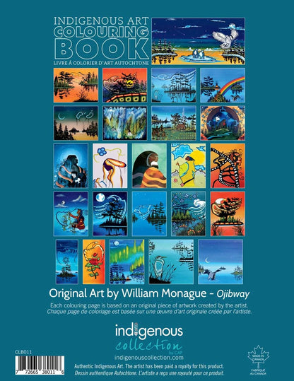 Indigenous Art Colouring Book - Art by William Monague