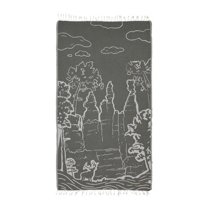 Turkish Beach Towels - Land & Sea Patterns
