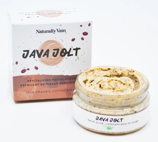 Naturally Vain Facial Scrub - Java Jolt