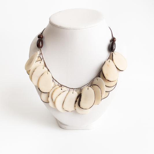 Tagua Multi Slice Necklace