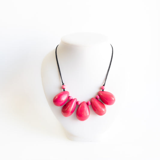 Tagua 5 Nut Necklace