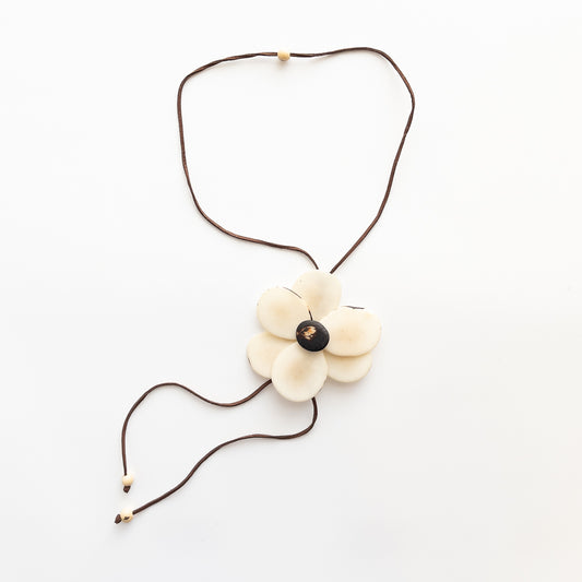 Tagua Flower Necklace