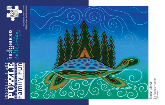 Indigenous Arts Puzzles 500 pieces - Turtle Island