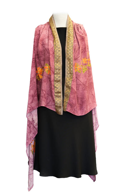 Pure Silk Kimono-Sleeved Vest