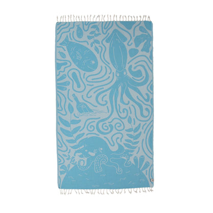Turkish Beach Towels - Land & Sea Patterns