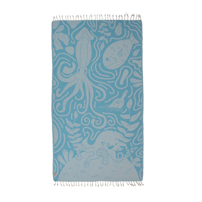 Turkish Beach Towels - Land & Sea Patterns