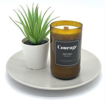 Soy Candles in Beer Bottle Container