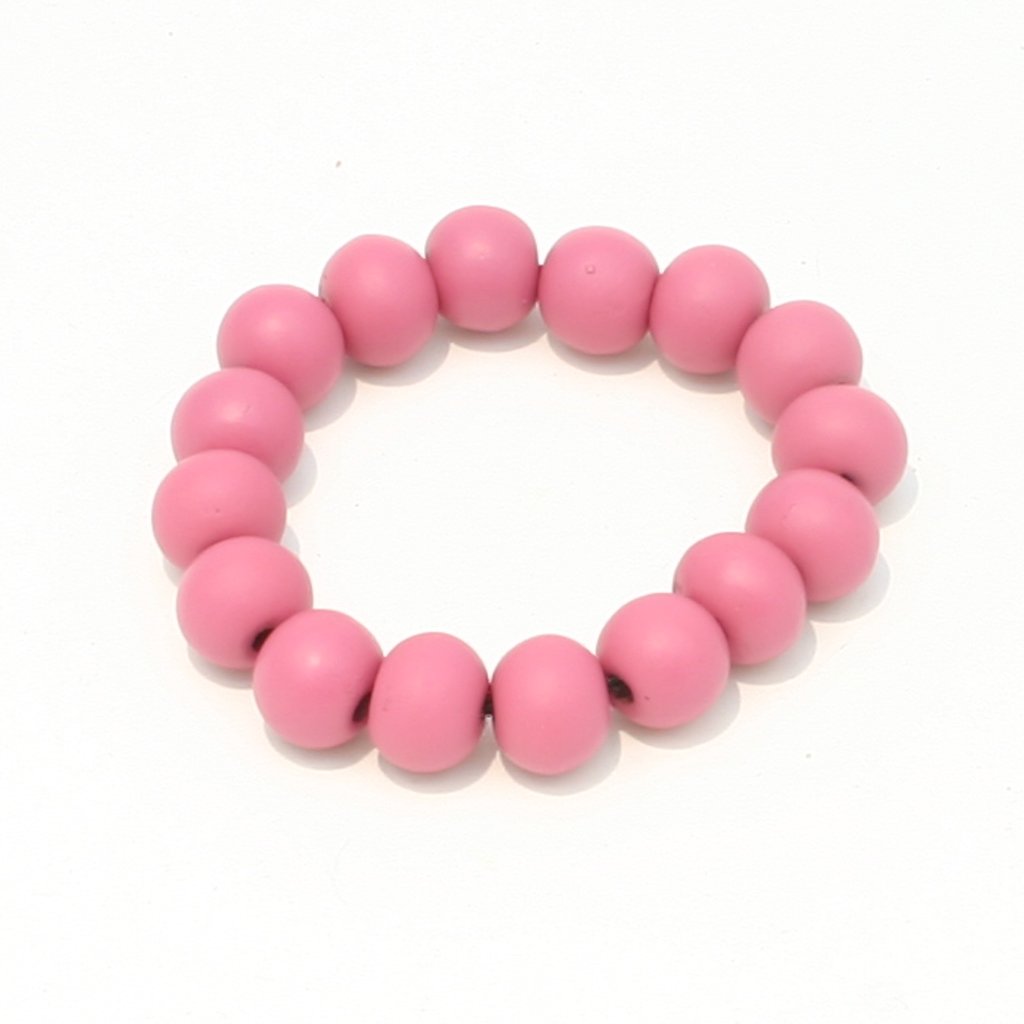 Simple Wooden Ball Bracelet