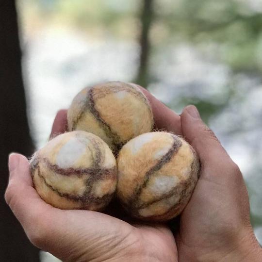 Felted Soap Balls