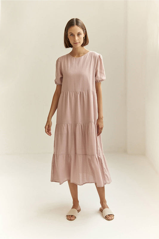 Puffed Sleeve Dress - Abani