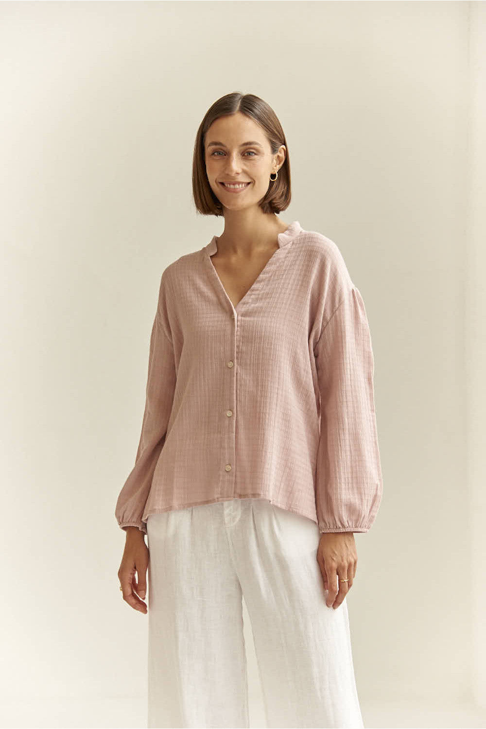 Puffed Sleeve Shirt - Agard