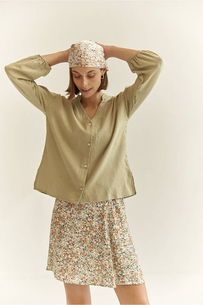 Puffed Sleeve Shirt - Agard