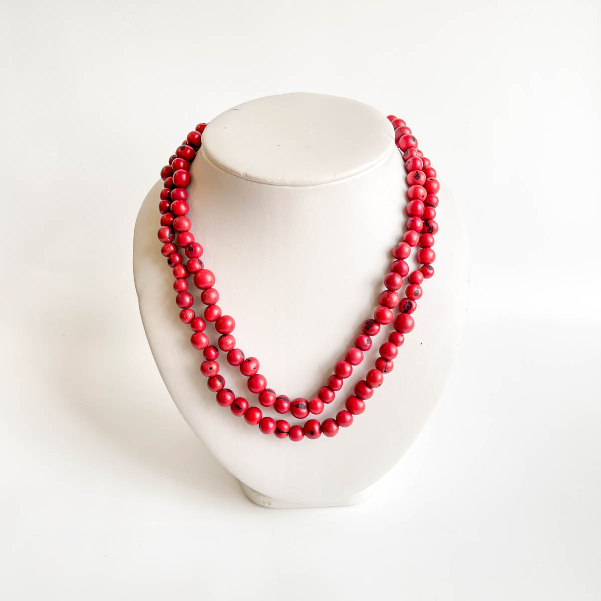 Acai Bead Necklace - Long Single Strand