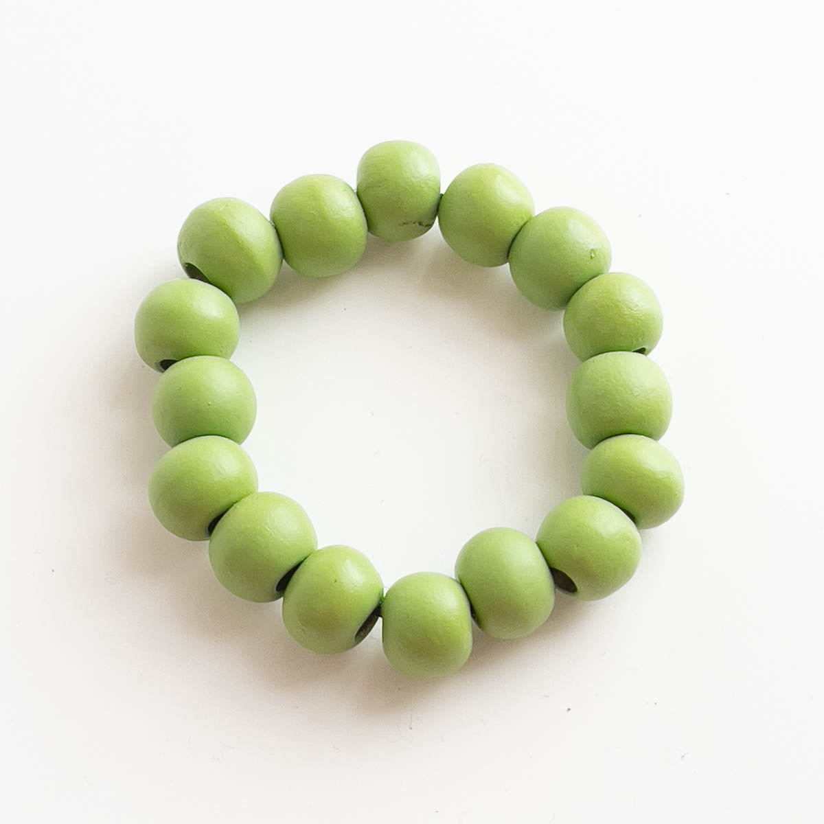 Simple Wooden Ball Bracelet