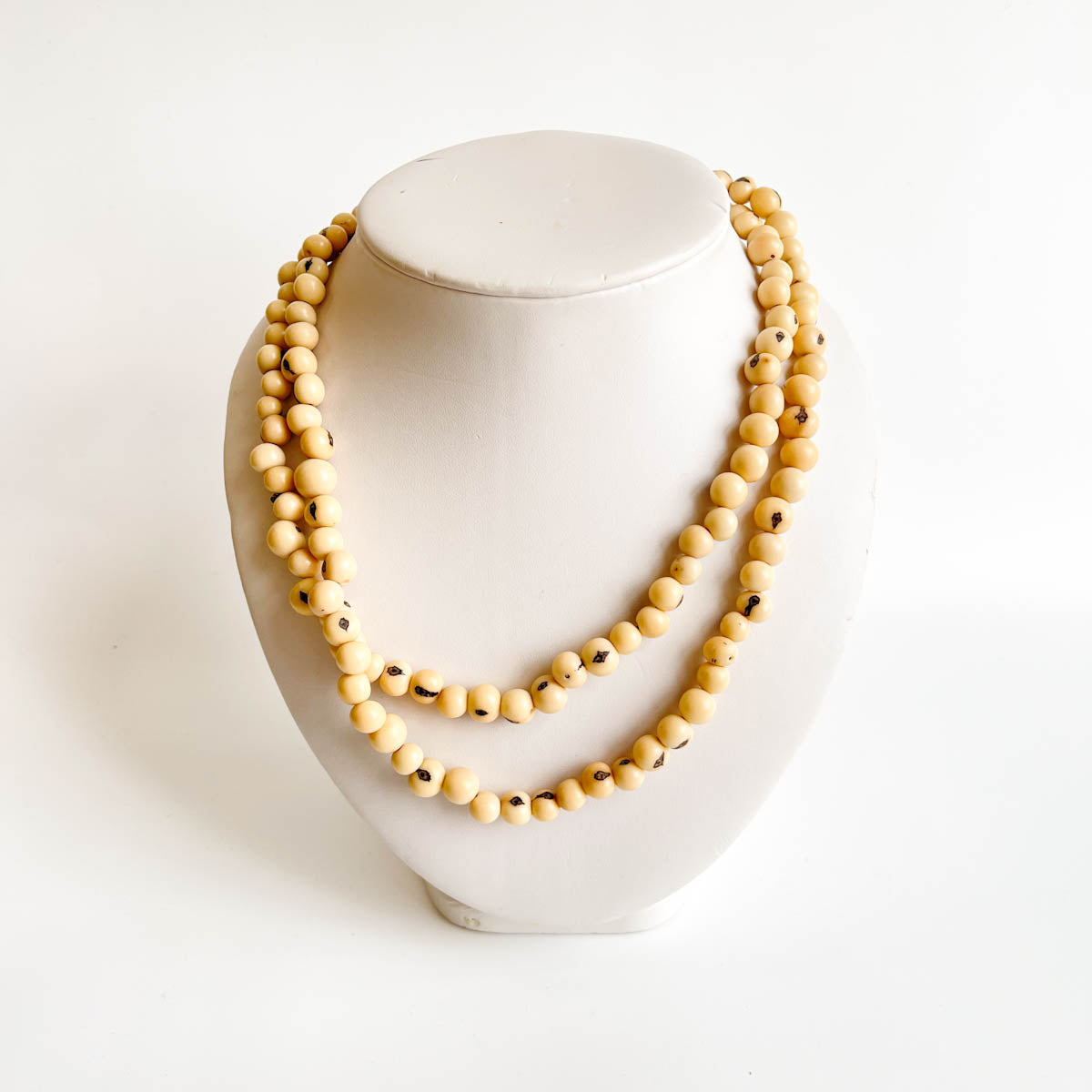 Acai Bead Necklace - Long Single Strand