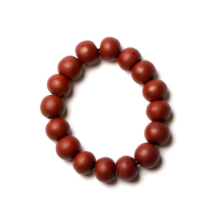 Simple Wooden Ball Bracelet