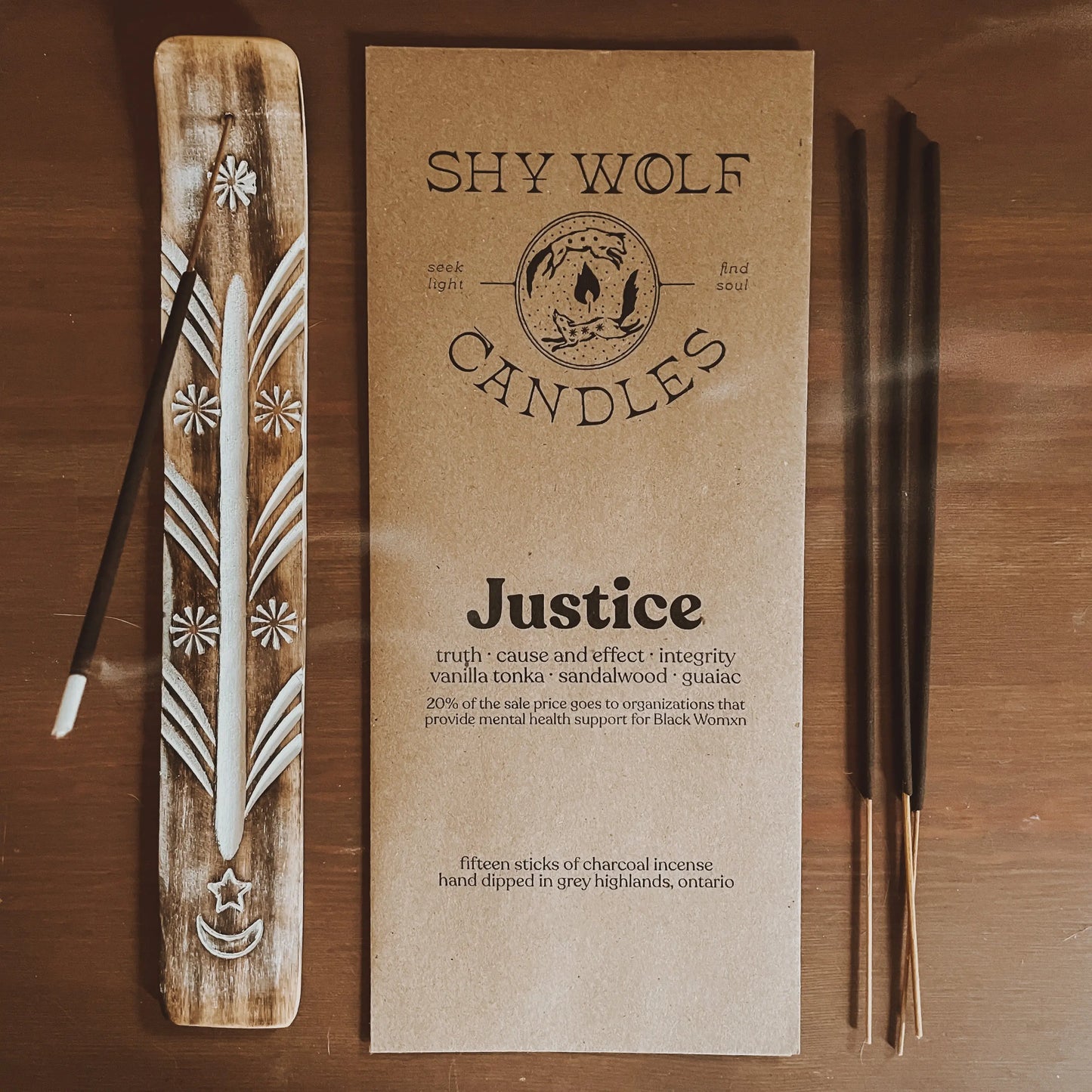 Incense Shy Wolf Justice