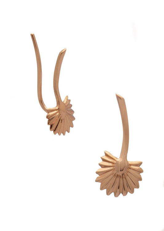 Palm Ear Climbers Gold Earring