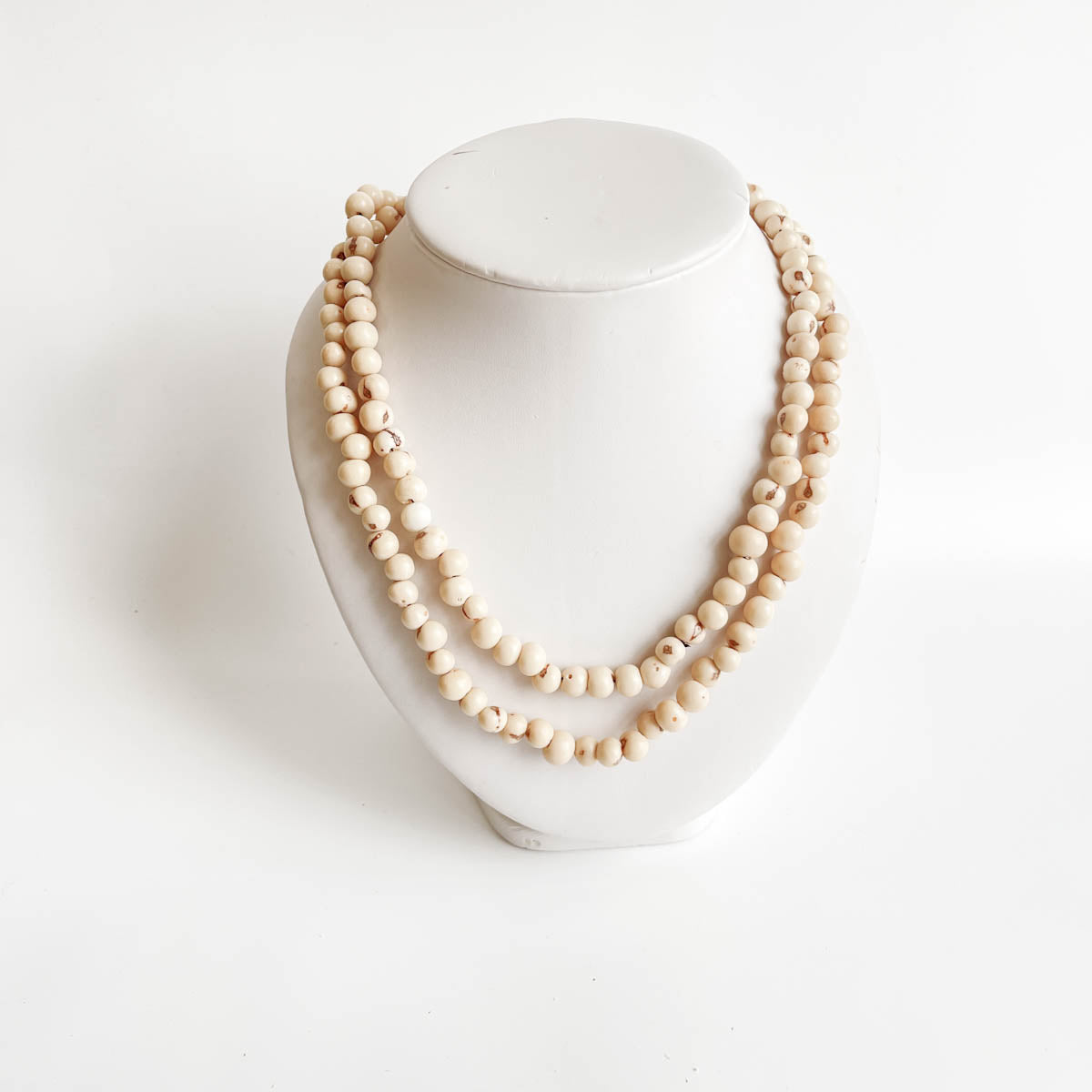 Acai Bead Necklace - Long Single Strand