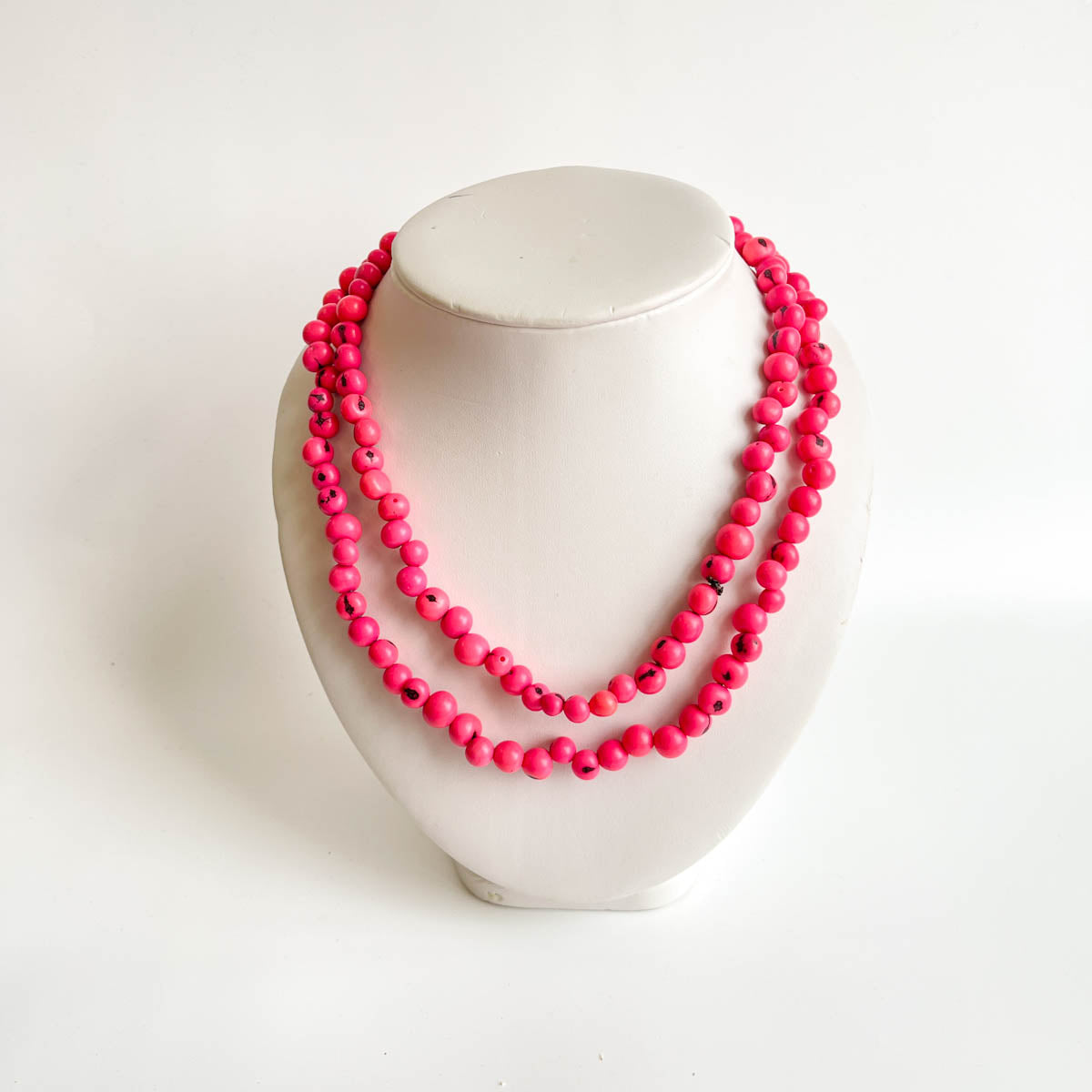 Acai Bead Necklace - Long Single Strand