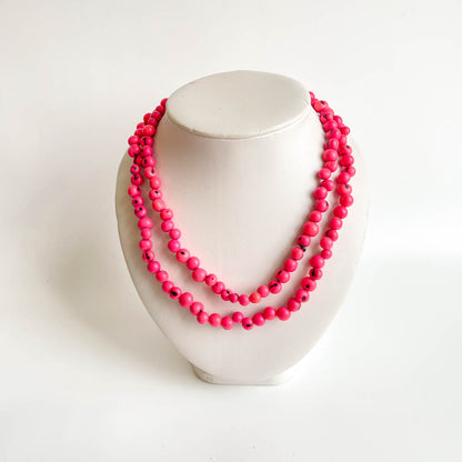 Acai Bead Necklace - Long Single Strand