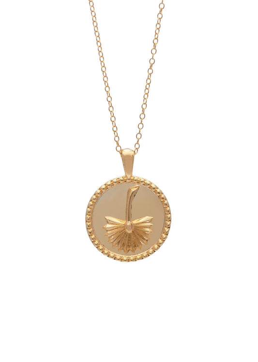 Palm Necklace Gold
