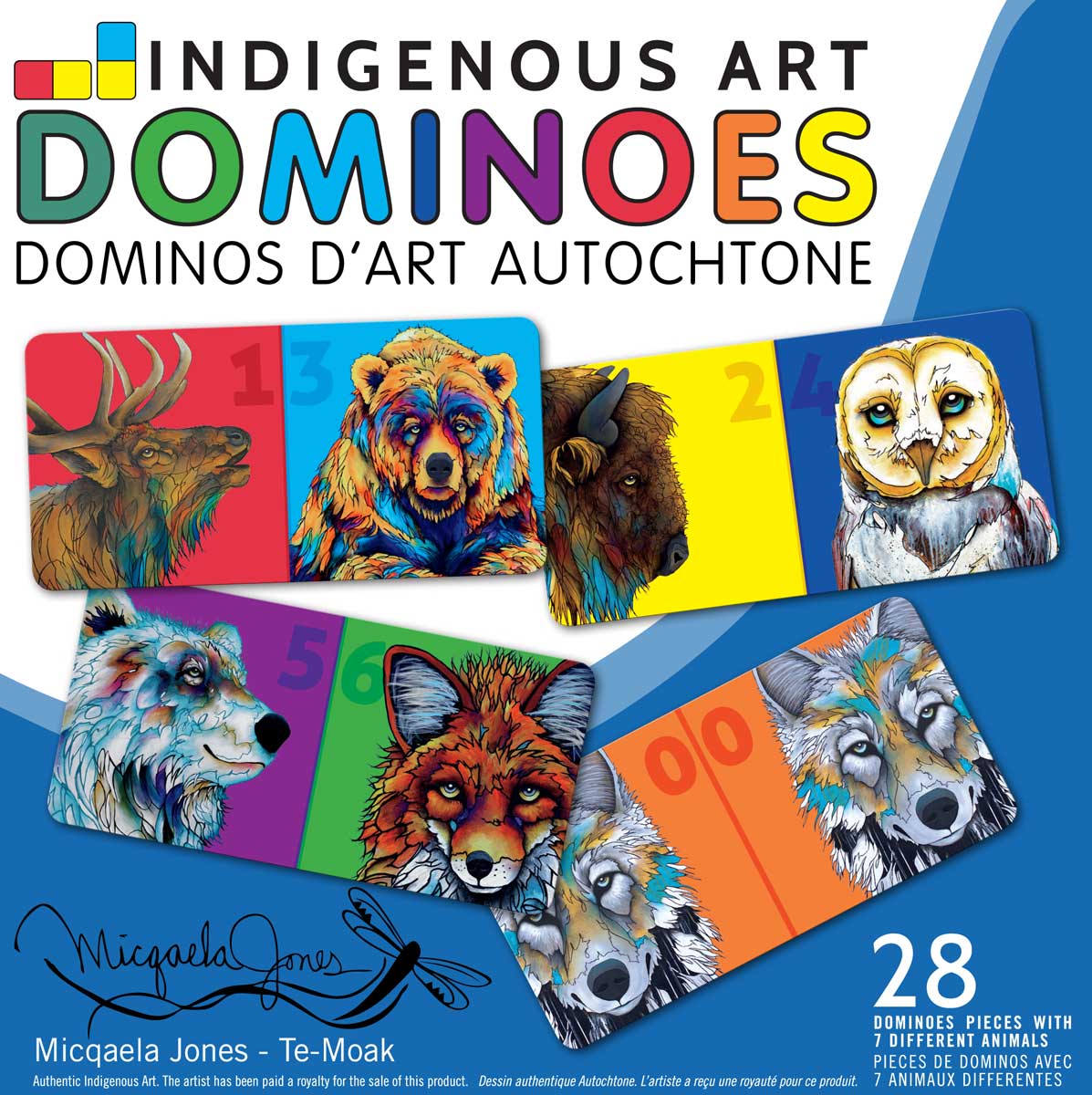 Children's Games - Indigenous Art Dominoes